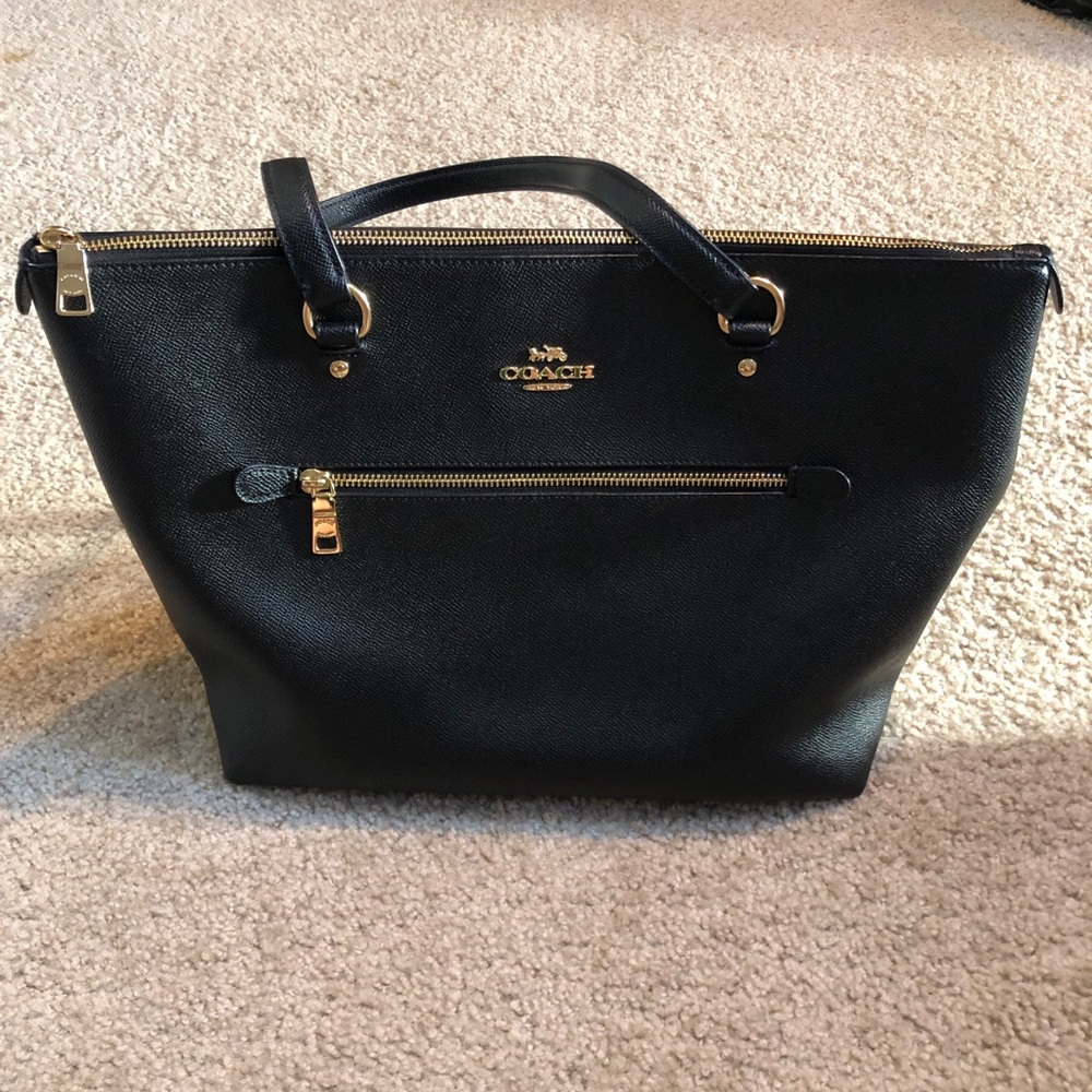 Coach - large black tote purse